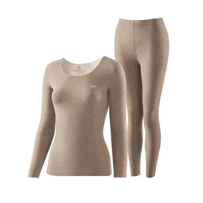 猫人无痕德绒秋衣秋裤羊绒蚕丝