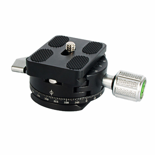 相机云台三脚架独脚架配件摄影摄像云台底座迷你快装板小全景夹座