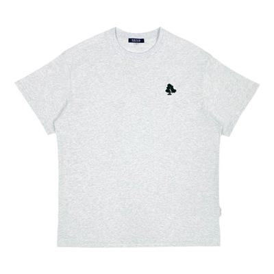 国风小青松毛巾绣t恤纯棉