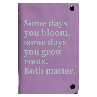 some days you bloom 布艺活页本定制简约ins风手帐本美式日记本