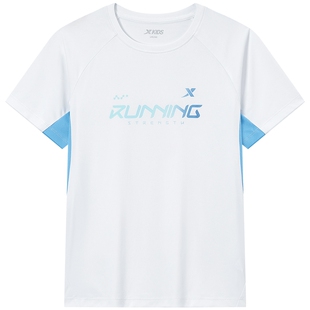 氢风|特步儿童男童速干短t2026夏季款儿童易清洗短袖t恤夏装上衣