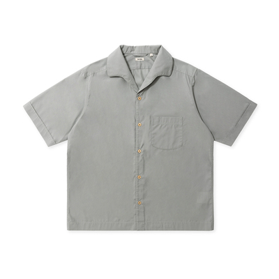 TACITURNLI PIMA SHARK T-SHIRT 皮马棉鲨鱼领短袖衬衣