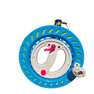 风筝轮盘钓鱼刹车线轮防倒转大轴承手握轮两用风筝轮手摇收放线轮