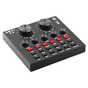 新款V8直播声卡套装通用专业唱歌设备变声器抖音手机唱K歌全套