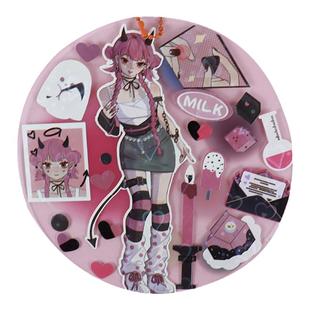 超大咕卡盘圆盘透明亚克力小圆盘咕卡片大巨型便宜咕咔盘古卡大号估卡全套咕盘古卡孤卡diy女孩儿童玩具骨卡