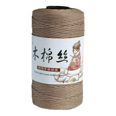 手工包包新品木棉丝钩毛线团以暖