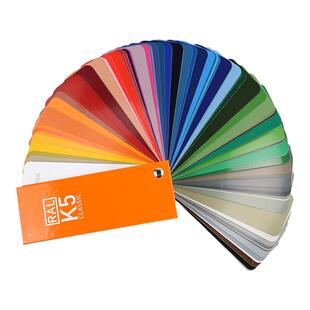 德国RAL劳尔色卡劳氏K5亮光欧标油漆涂料五金塑胶213色K5哑光色卡