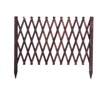 木栅栏伸缩宠物围档爬花园藤花架