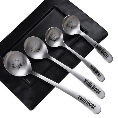 中雅泰利熊304不锈钢勺子洛其熊