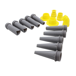 V型塑料玻璃胶胶嘴打胶神器胶枪头不粘 美缝压胶鸭嘴型免刮胶工具