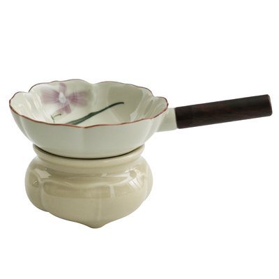 茶漏茶滤超细全瓷孔一体滤茶器