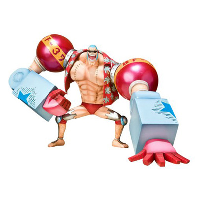 万代海贼王新世界2年弗兰奇手办