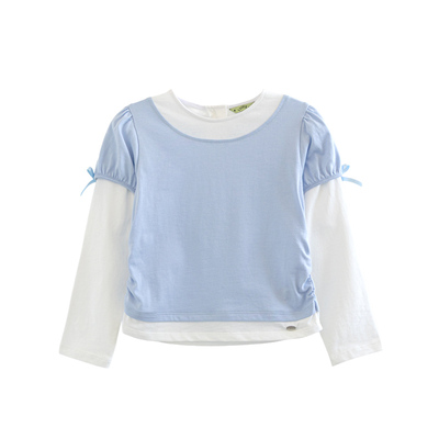 ILOVEJ童装甜美女童公主上衣T恤