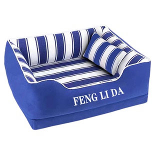 帆布宠物窝狗窝四季通用可拆洗猫窝中型犬小型犬泰迪博美冬季狗床