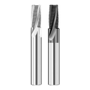 进口65度钨钢管牙螺纹铣刀G牙 RC NPT1/8 1/4 3/8 1/2英制铣牙刀