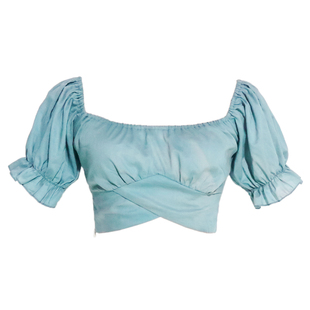 7yearsoldlilgirl肚皮舞弗拉门戈舞练功演出服女灯笼袖上衣CEE06