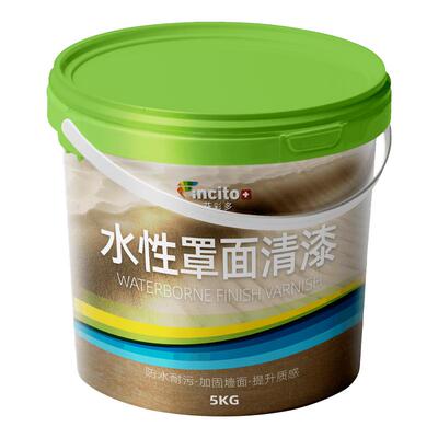 【耐擦洗3500次】防水透明罩面漆