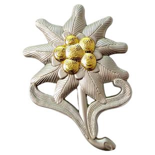 欧美金属胸针雪绒花帽徽 铁十字徽章飞机坦克头盔 胸章山地师勋章