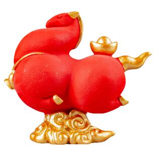 创意个性驷马吉祥肥马发财十二生肖马青砂石茶宠茶玩摆件国潮中式