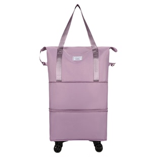 带万向轮大容量行李包轻便可折叠旅行打包收纳袋春节回家必备神器