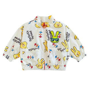 [150码]ILOVEJ童装春秋女童防风衣休闲运动夹克水洗外套/JWSOU42