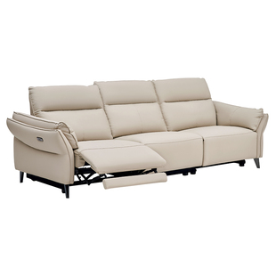 左右2026新款真皮电动沙发家庭影院客厅零靠墙智能功能沙发6066