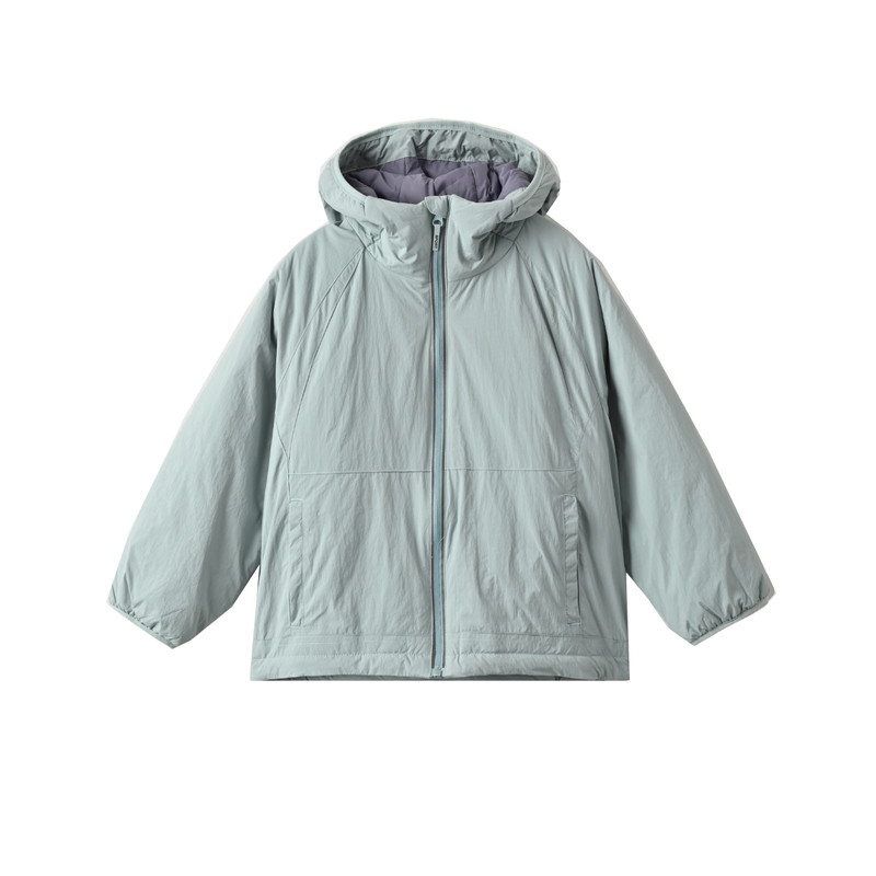120克儿童轻量连帽棉服男女童保暖棉衣外套中大童校服内胆180冬款