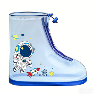 儿童防水鞋套男童女童下雨天小学生上学专用防滑加厚耐磨新款雨靴