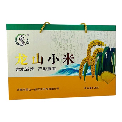 当季新龙山小米6斤礼盒章丘特产