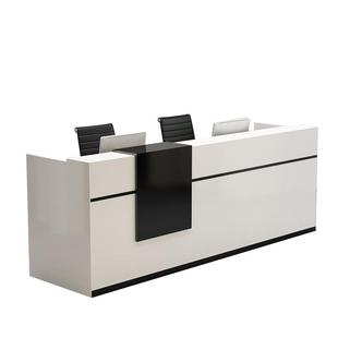 收银台柜台简约现代店铺小型服装便利店吧台桌公司收银前台接待台