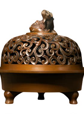 庆松堂铜炉名家作品手工复古