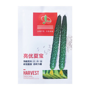 亮优夏宝耐热强雌黑亮型青瓜菜籽绿肉密刺夏季春秋季油青黄瓜种子