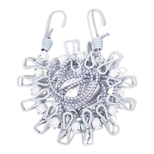 旅行晾衣绳便携式挂钩带夹子酒店晾衣服绳子防风旅游衣架折叠晾晒