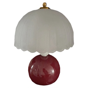 中式结婚新娘红色陪嫁灯喜庆浪漫温馨卧室创意婚房床头调光台灯