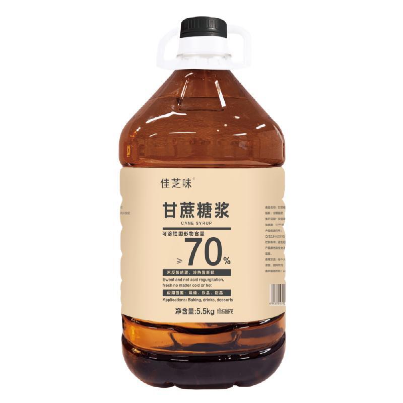 佳芝味晶花甘蔗糖浆5.5kg调味果糖甜品水果珍珠奶茶古茗沪上原料