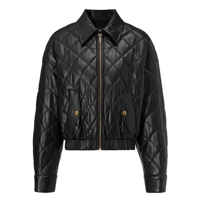 仿佛皮质短款棉衣女休闲