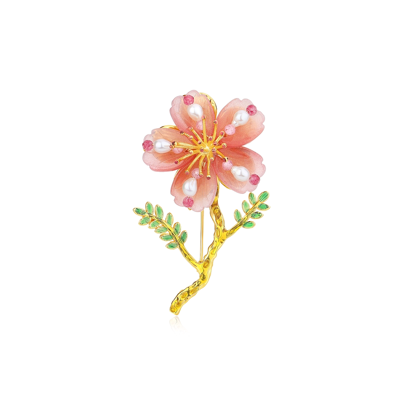 Flanseal法国大牌简约高档胸针花