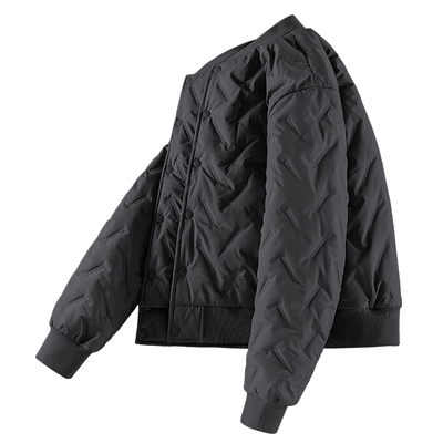 班尼路棒球领棉服男款冬季加绒