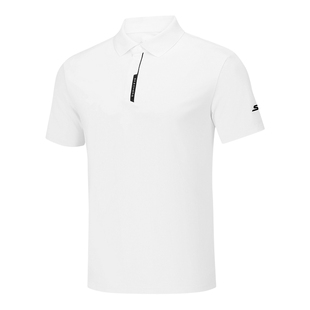 Skechers斯凯奇26夏季男士凉感针织运动短袖休闲POLO衫 P226M091