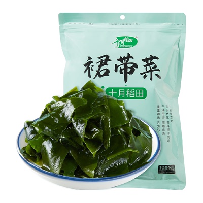 十月稻田裙带菜大片无沙150g