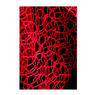 不规则镂空渔网透视大网眼纱布料 创意缠绕装饰服装diy设计师面料