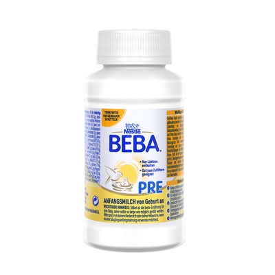12瓶200ml德国雀巢贝巴铂金版Pre Beba1段婴儿液体奶液态水奶5HMO