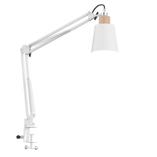 E27螺口灯头全光谱护眼LED夹子灯悬臂长臂工作灯学生学习氛围灯