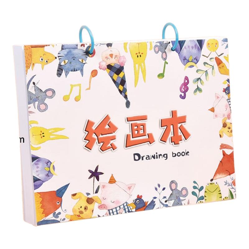 儿童绘画本素描本图画本小学生速写本马克笔专用活页加厚画画本子空白幼儿园美术涂鸦本彩铅水彩画纸a4手绘本