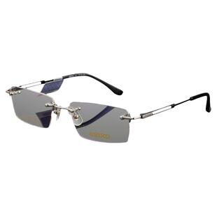 Seiko/精工眼镜 超轻钛架无框近视眼镜架 男款商务眼镜框 HC1019