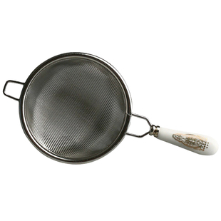 304不锈钢茶漏茶滤手柄茶叶过滤网公道杯滤茶器茶隔功夫茶具配件