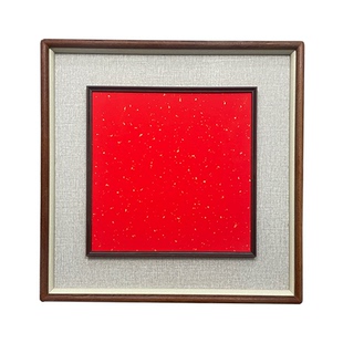 【乌檀、红花梨榫卯框中框】新中式立体实木宣纸画框国画书法质感