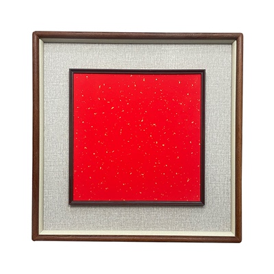 【乌檀、红花梨榫卯框中框】新中式立体实木宣纸画框国画书法质感