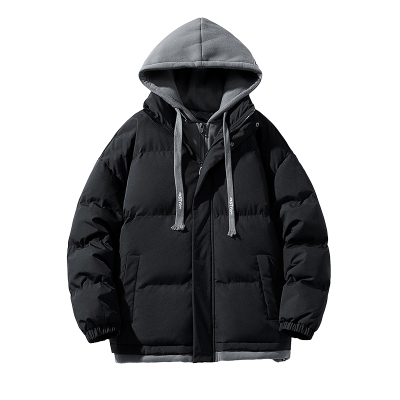 NASACOOP冬季连帽假两件棉服