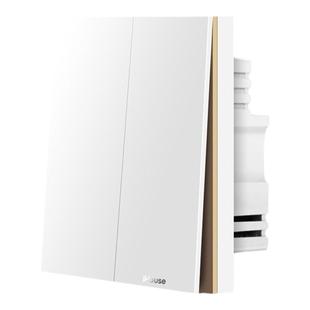 鸿雁天猫精灵智能开关语音控制面板门铃无线遥控免布线随意贴